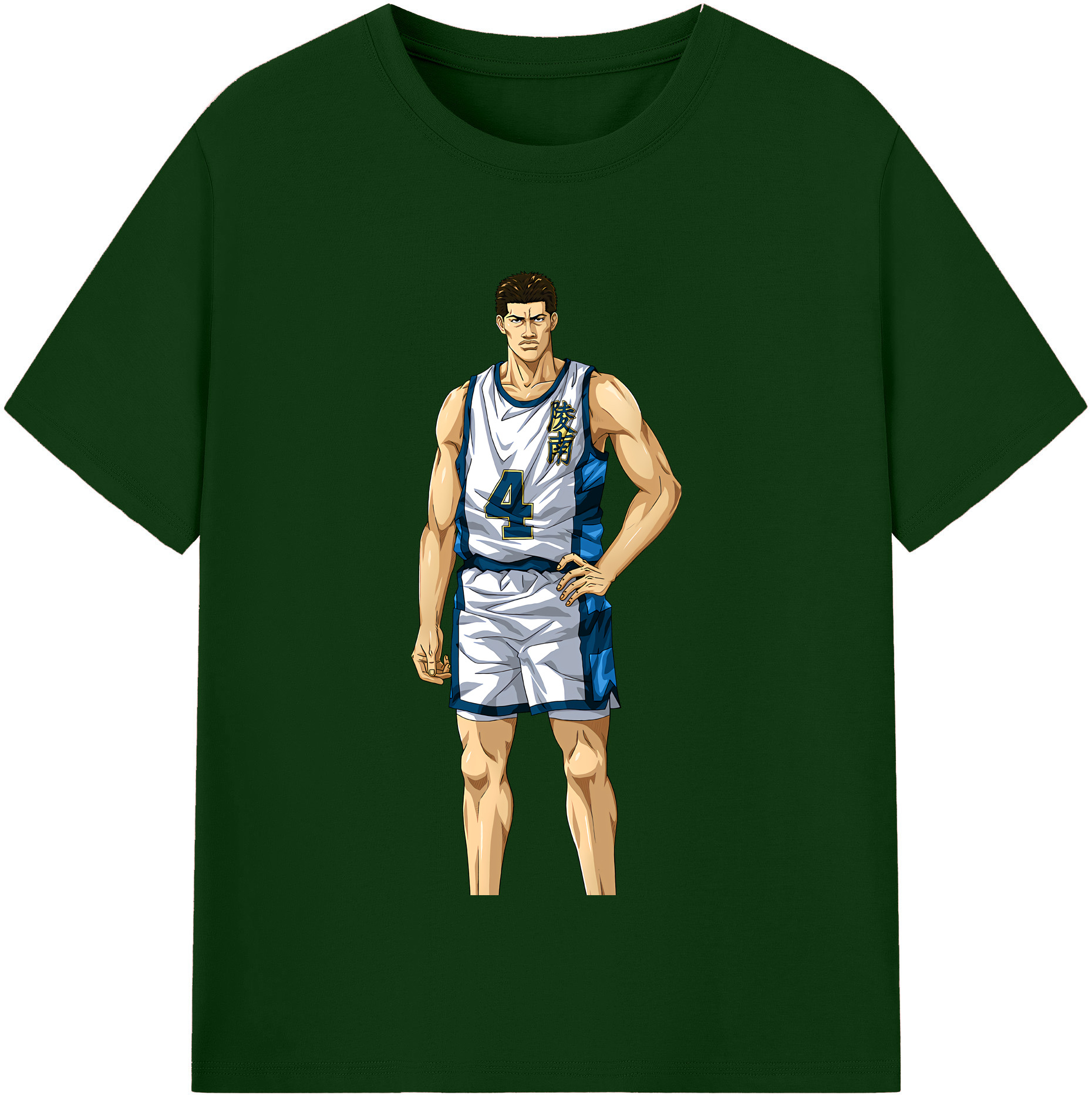 SLAM DUNK／スラムダンク 綿100％半袖Tシャツ（フロントプリント）